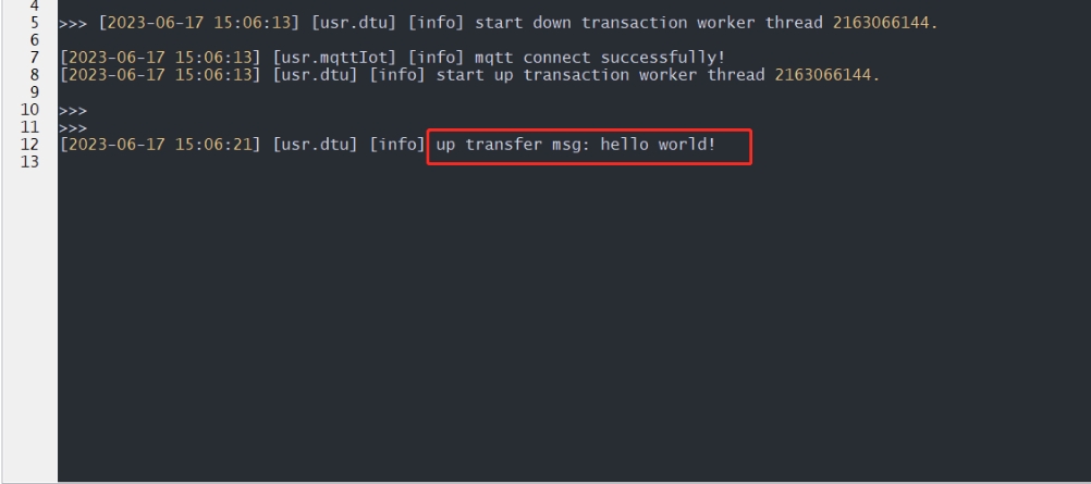 Device development based on MQTT protocol - QuecPython